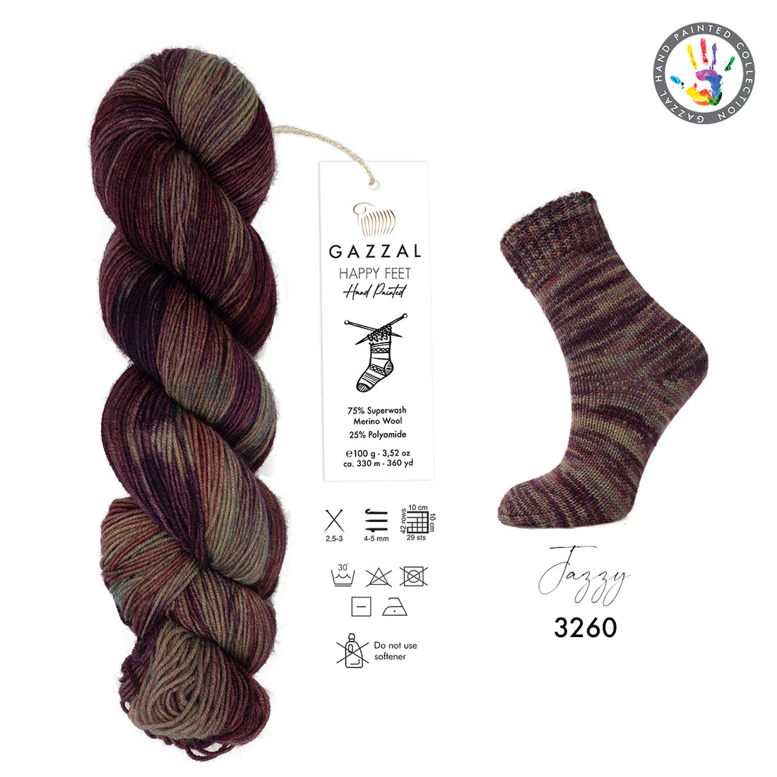 HAPPY FEET - Fil à Chaussettes GAZZAL