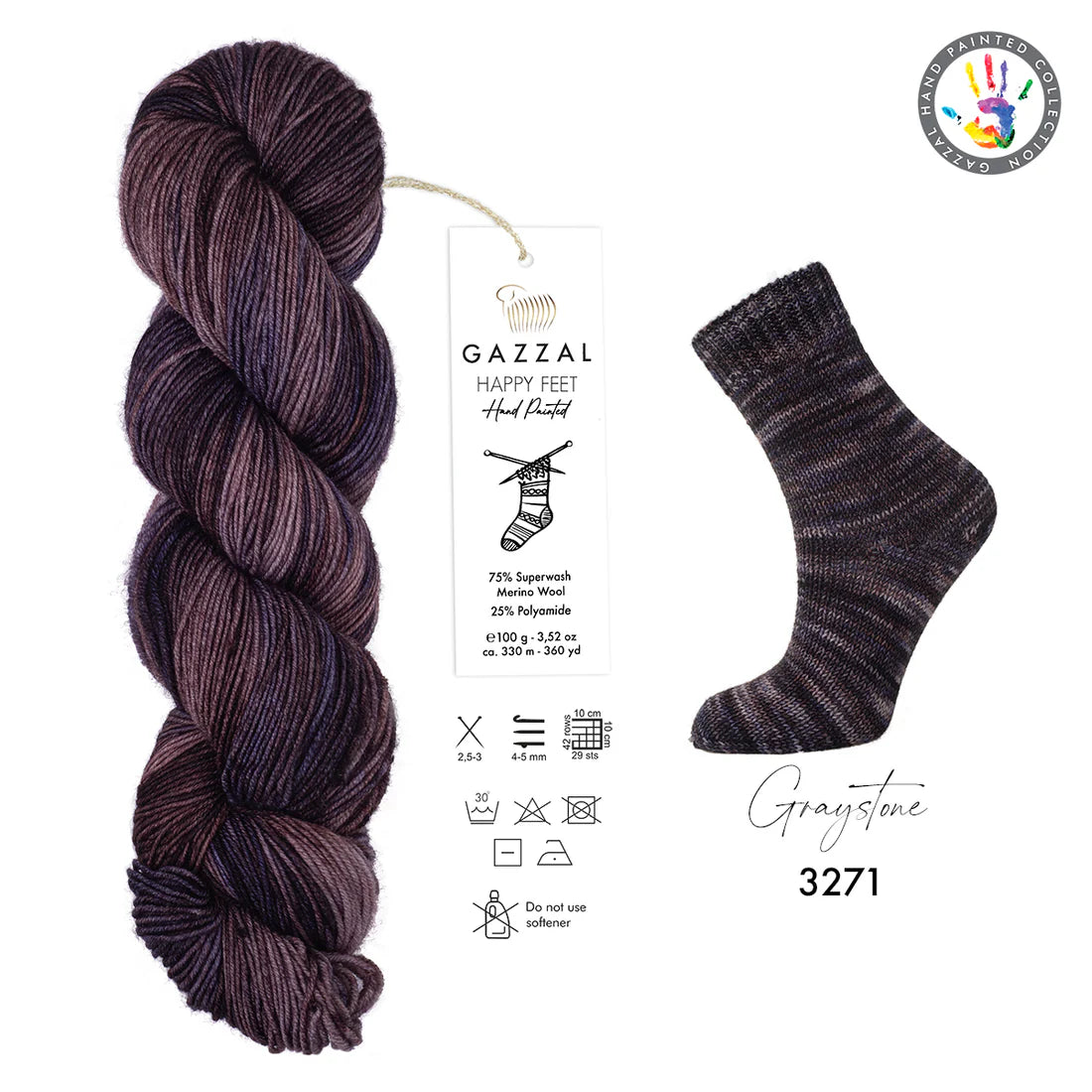 HAPPY FEET - Fil à Chaussettes GAZZAL