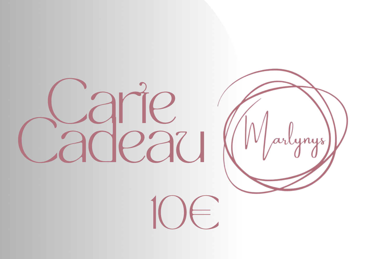 CARTE CADEAU MARLYNYS