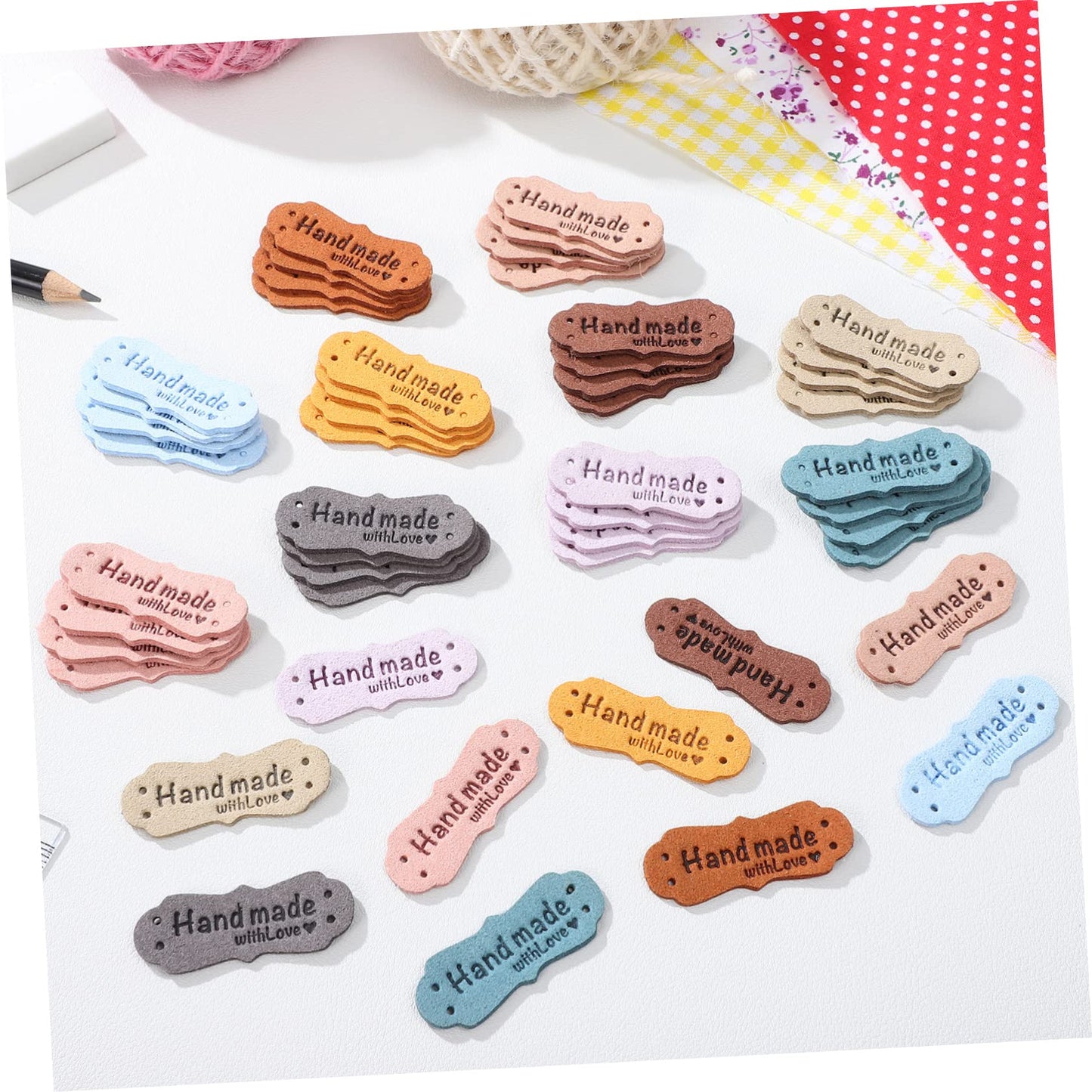 10 étiquettes "Handmade with love"