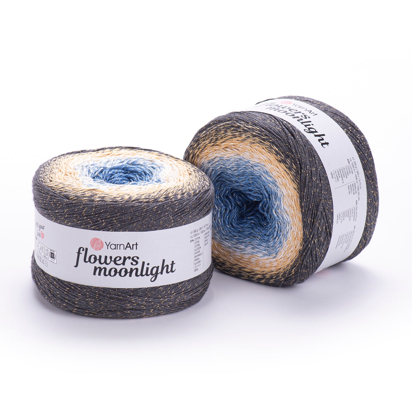 FLOWERS MOONLIGHT - Cake dégradé pailleté