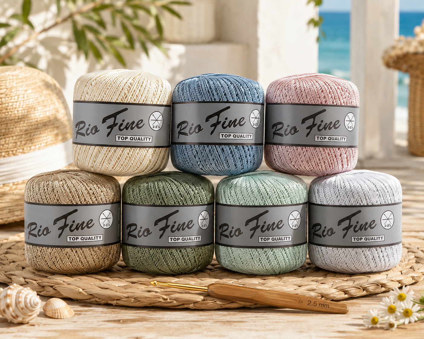 RIO FINE Coton mercerisé - LAMMY YARNS