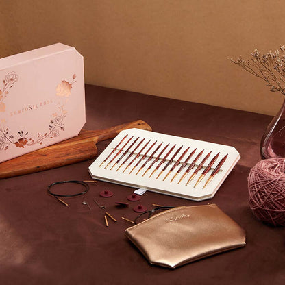 KnitPro - Aiguilles circulaires intercheangeables  - Symphony Rose de Luxe